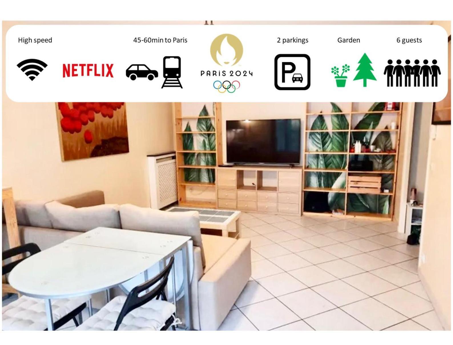 Appartement Calme Avec Jardin Proche De Paris Evry-Gregy-sur-Yerre Extérieur photo